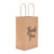 Small (Rose) - "Thank You" Kraft Paper Shopping Bags - Case of 100