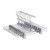 12 inch Chrome Metal Skirt and Pants Hangers Case of 100