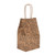Small (Rose) - Simple Floral Paper Shopping Bags - Case of 100