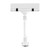 4.75 inch Clear Magnetic Sign Holder with Clip