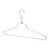 18 inch Chrome Metal Shirt Hangers