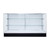 70 inch Extra Vision Black Metal Framed Display Case Fully Assemble