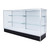 70 inch Extra Vision Black Metal Framed Display Case Fully Assemble