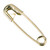 Closeable Brass Safety Pins