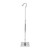 Chrome Hook Stand with 18 x 36 inch Extension