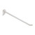 6 inch White Plastic Peg Hook for Wire Countertop Rack