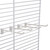 6 inch White Plastic Peg Hook for Wire Countertop Rack