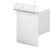 1 inch Chrome Round Hangrail Bracket for Slatwall