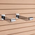 1 inch Chrome Round Hangrail Bracket for Slatwall