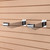 1 inch Chrome Round Hangrail Bracket for Slatwall