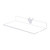 9 x 4 inch Clear Acrylic Shelf for Pegboard