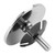 Chrome End Cap for Round Hangrail