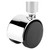 Twin Wheel Caster for Clothing Racks without Brake