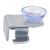 Left Lock-In Glass Shelf Rests with Rubber Bumpers