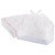 Large White Plastic T-Shirt Bags - Case of 500