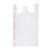 Large White Plastic T-Shirt Bags - Case of 500