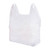 Large White Plastic T-Shirt Bags - Case of 500