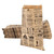 Medium - Newsprint Paper Merchandise Bags - Case of 1,000