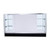 70 inch Extra Vision Black Metal Framed Display Case Ready To Assemble