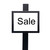 Black Add On Sign Holder