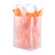 Medium Clear Frosted Plastic Shopping Bags - Case of 250