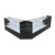 Black Full Vision Display Case Arrangement Set - Fully Assembled
