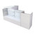 Gray Full Vision Display Case Arrangement Set - Fully Assembled