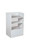 Gray Full Vision Display Case Arrangement Set - Fully Assembled