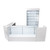 Gray Full Vision Display Case Arrangement Set - Fully Assembled