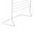 12-Peg White Wire Countertop Rack