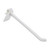 4 Inch White Plastic Peg Hook for Countertop Rack
