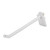 4 Inch White Plastic Peg Hook for Countertop Rack