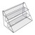 3-Tier Black Wire Countertop Rack