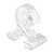 Lexan® Unbreakable Plastic Hinged Ceiling Clips