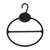 Black Plastic Scarf Hangers
