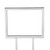 5 ½ x 7 inch Twin Stem Metal Countertop Sign Holder
