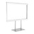 7 x 11 inch Twin Stem Metal Countertop Sign Holder