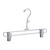 12 inch Chrome Metal Skirt and Pants Hanger