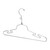 16 inch Chrome Metal Lingerie Hanger