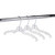 14 inch Clear Plastic Junior Dress Hangers