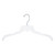 Economy 17 inch Break-Resistant Clear Plastic Dress Hangers