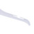 Sloped Shoulder White Plastic Children's Dress Hangers
