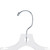 10 inch Clear Plastic Children's Dress Hangers