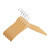 17 inch Contoured Natural Wood Coat Hangers