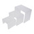 6, 8, 10 inch Rectangular Nesting Clear Acrylic Display- Set of 3