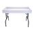 Small White Folding Dump Table