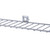 3 x 47 ½ inch Chrome Wire Fence for Pegboard