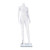 Female Headless White Plastic Mannequin- Straight Arms