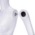 Female Headless White Plastic Mannequin- Straight Arms
