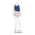 Female Headless White Plastic Mannequin- Straight Arms